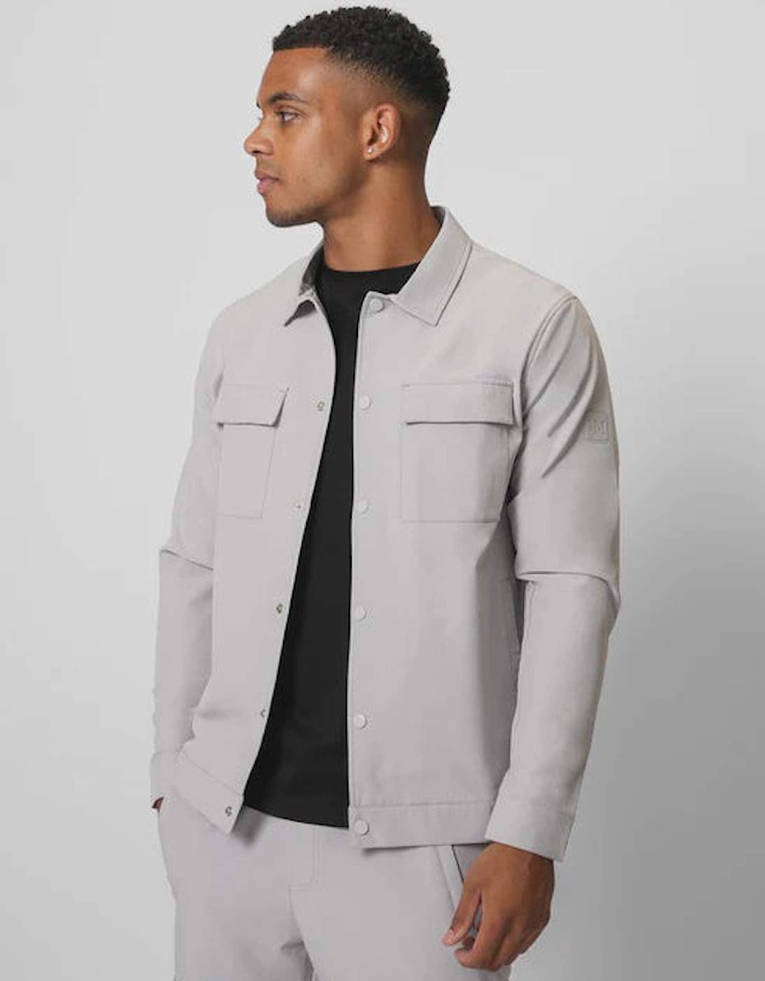 Luxe Overshirt - Lt Grey, 7 of 6
