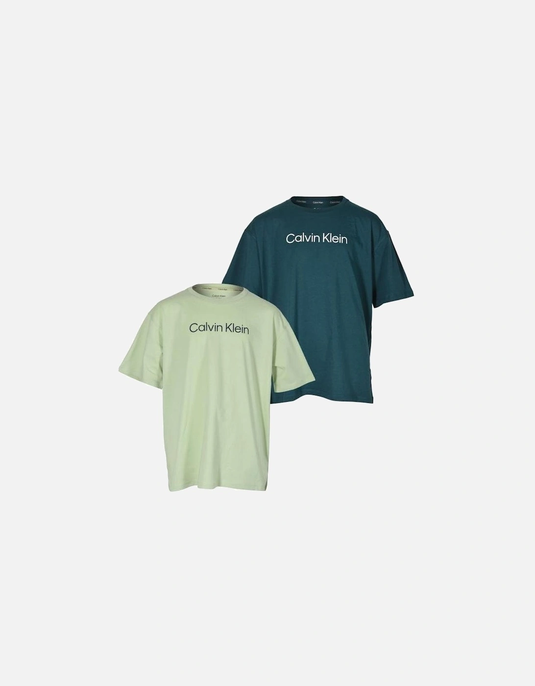 Boys 2-Pack Modern Logo T-Shirts, Lime/Green, 6 of 5