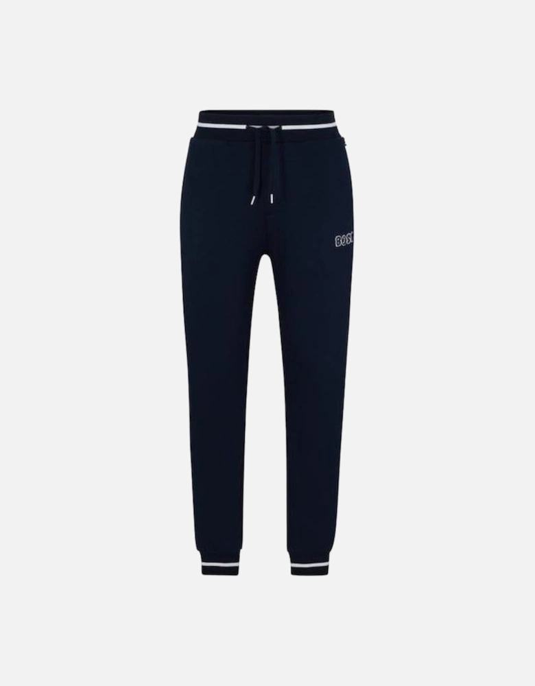 Contemporary Loungewear Jogging Bottoms, Dark Blue Melange