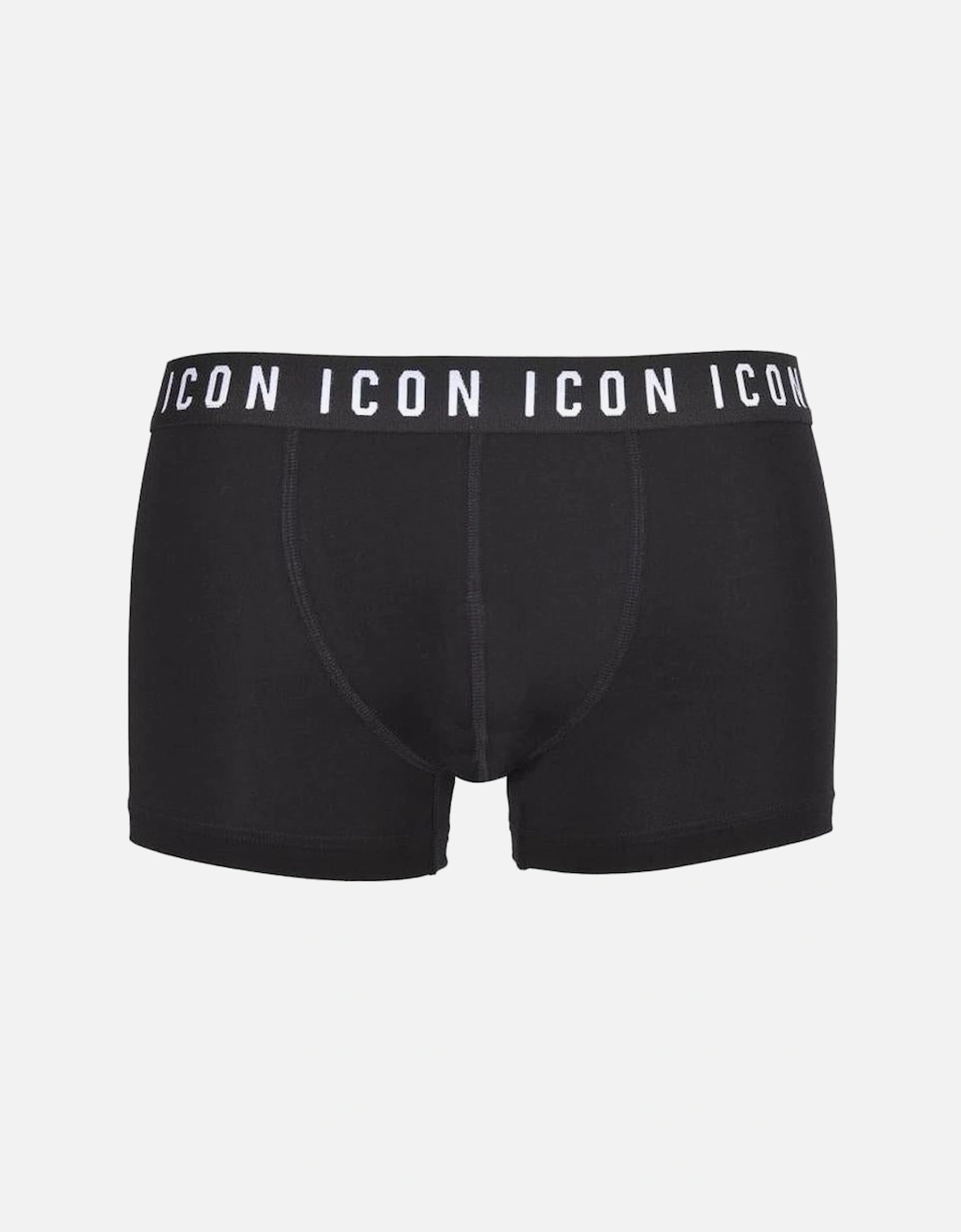 ICON Waistband Boxer Trunk, Black/white, 6 of 5