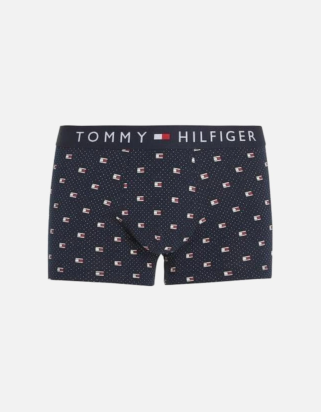 Polka Dot Flag Logo Boxer Trunk, Navy, 7 of 6