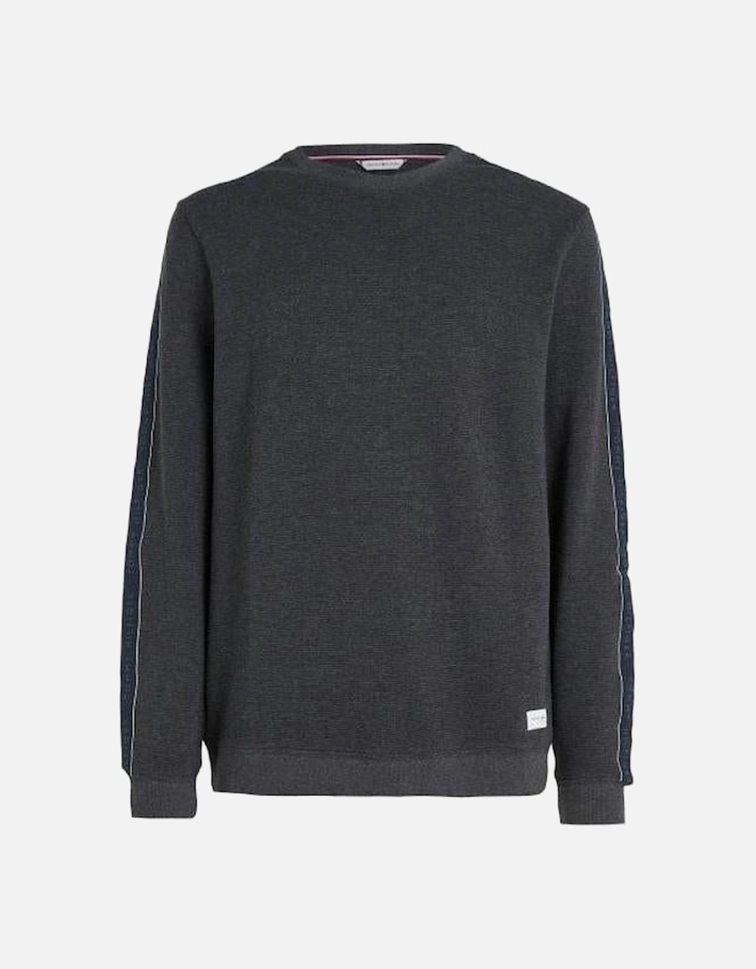 Soft Ribbed Tracksuit Sweatshirt, Dark Grey Heather, 7 of 6