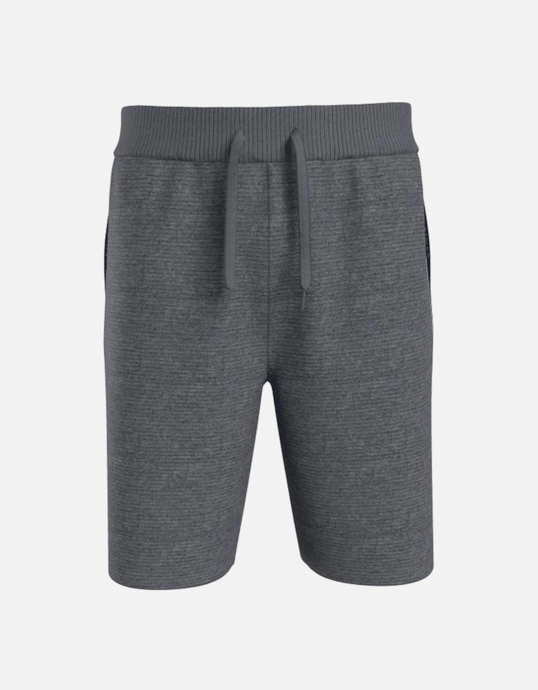 Soft Ribbed Tracksuit Shorts, Dark Grey Heather