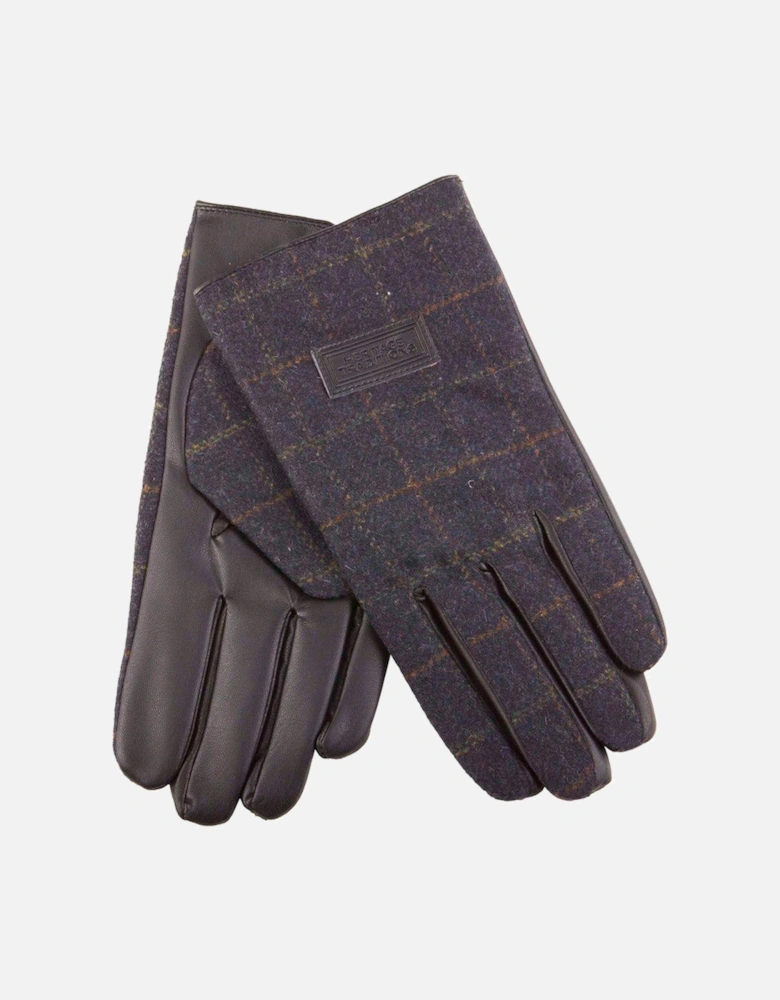 Heritage Traditions Tweed Mens Gloves - Gift Box Blue Box Tweed