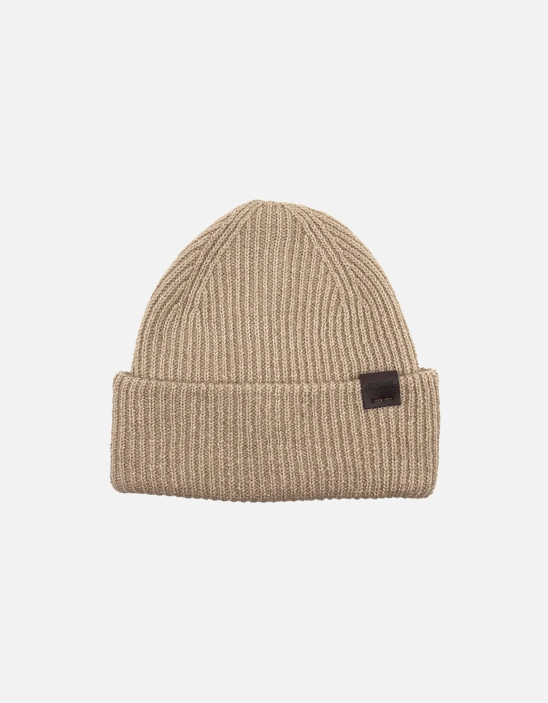 Heritage Traditions Fisherman Recycled Beanie CAMEL