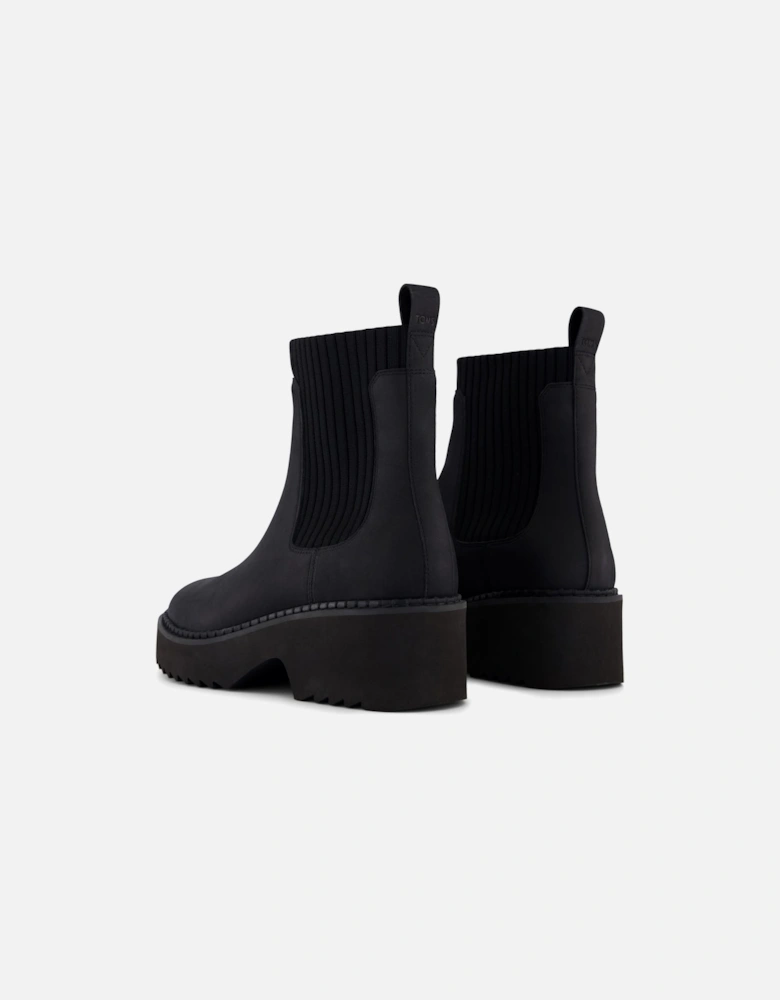 Millie Nubuck Leather Women's Black Boots