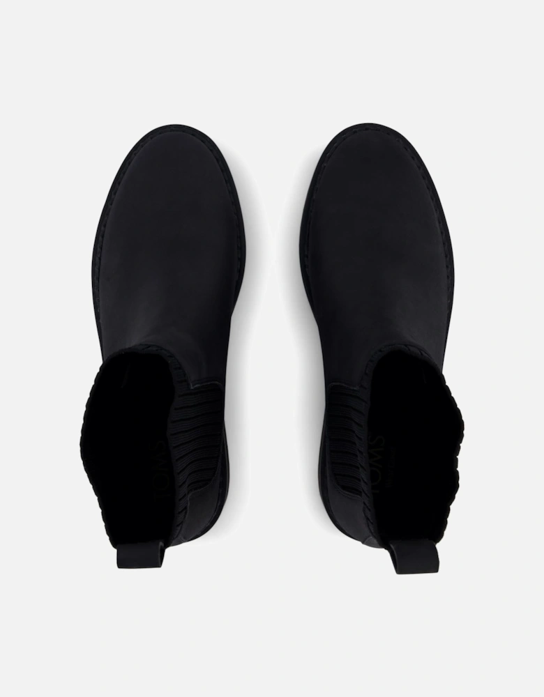 Millie Nubuck Leather Women's Black Boots