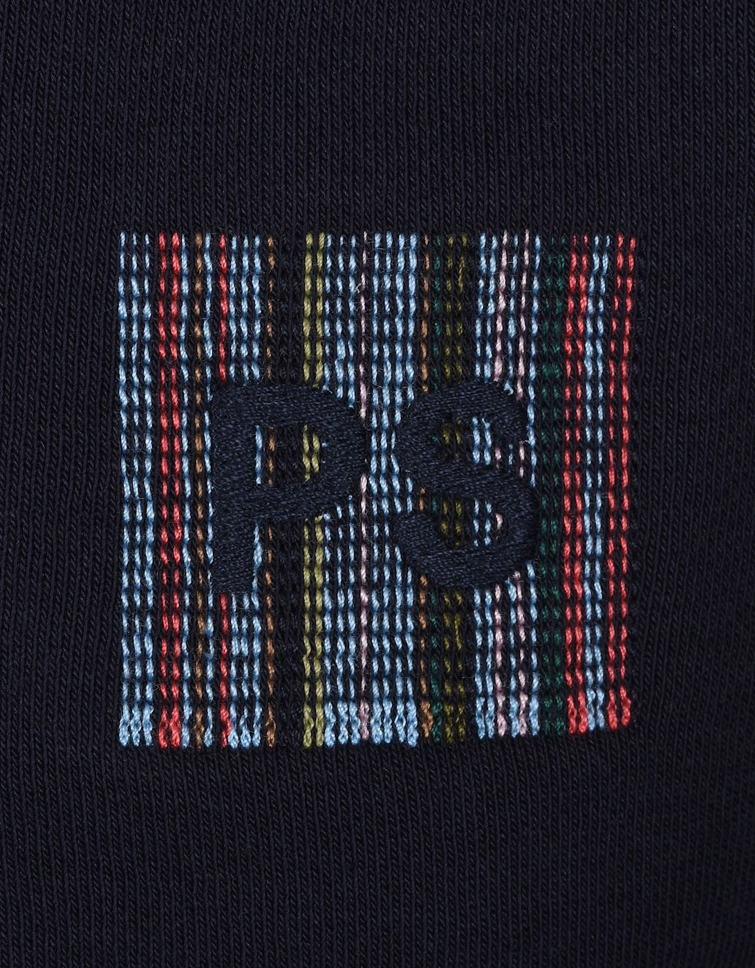 PS LOGO HALF ZIP SWEAT NAVY