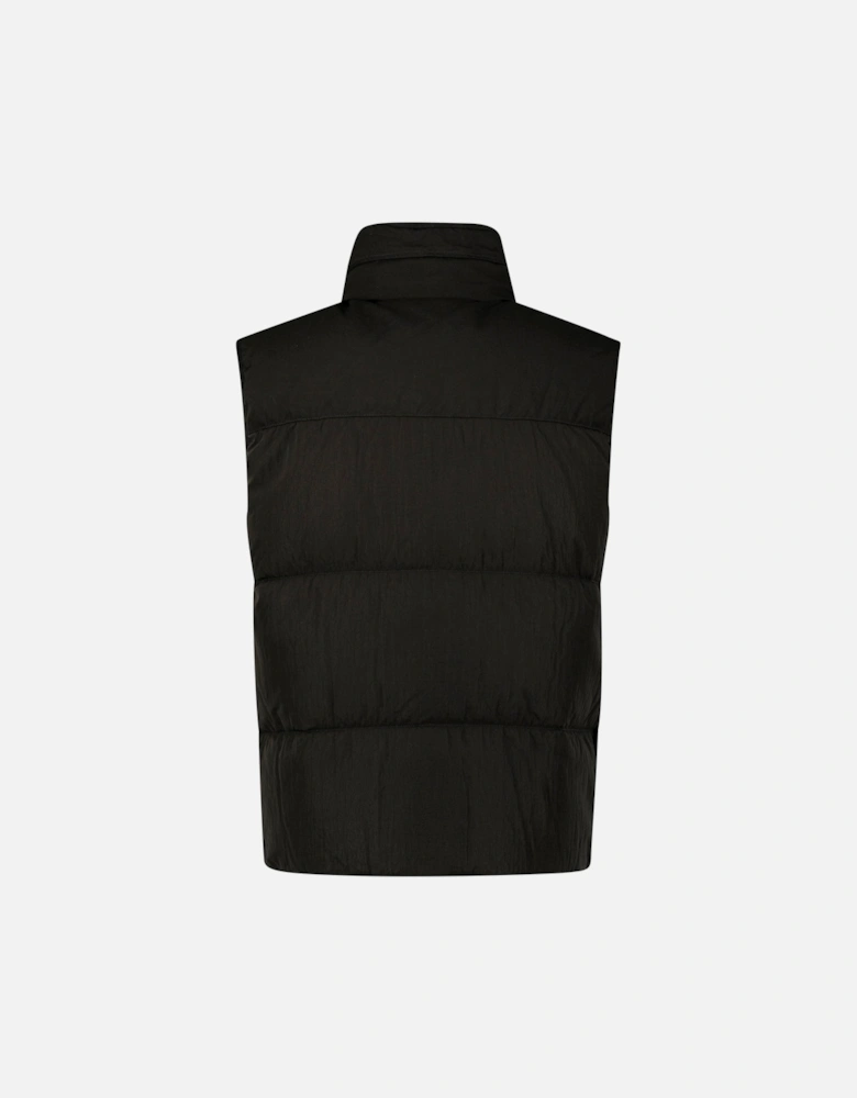 Lens Garment Dyed ECO-Chrome R Gilet in Black