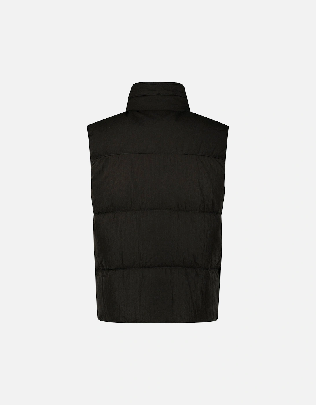 Lens Garment Dyed ECO-Chrome R Gilet in Black