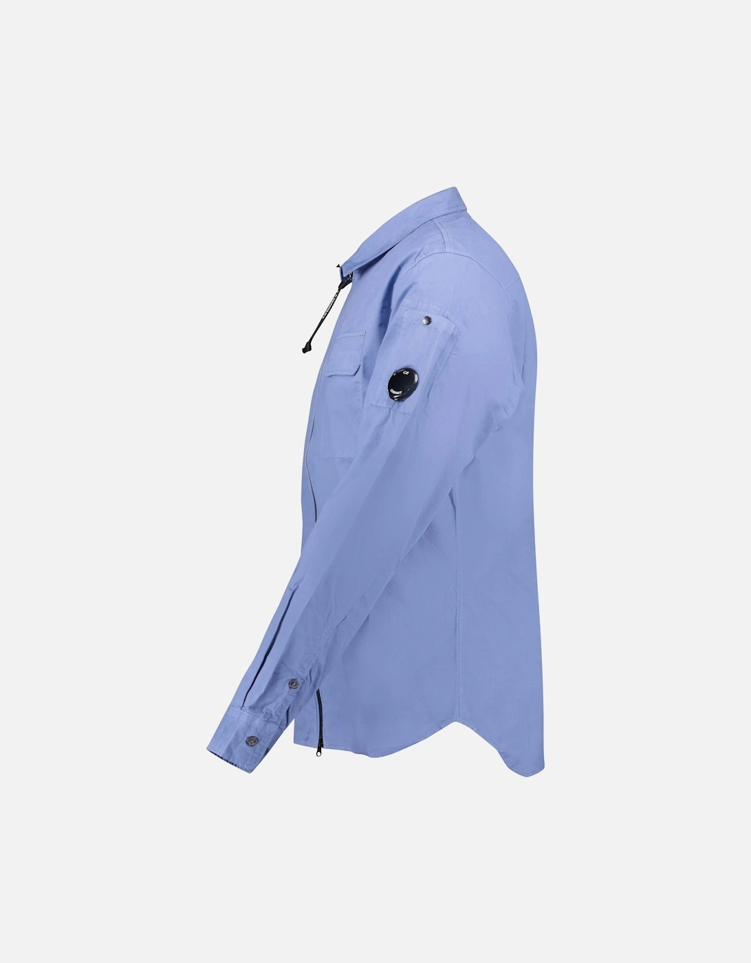 'Gabardine' Overshirt in Blue