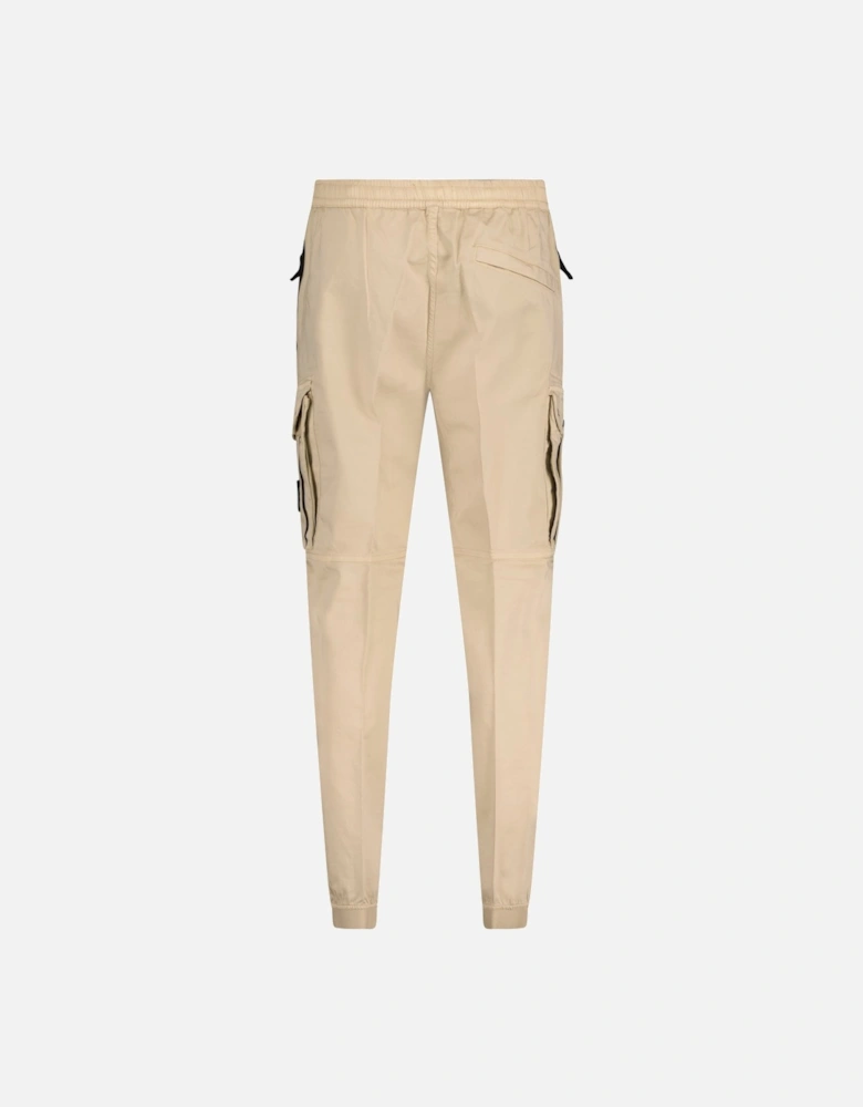 Cargo Cuffed Trousers Sand