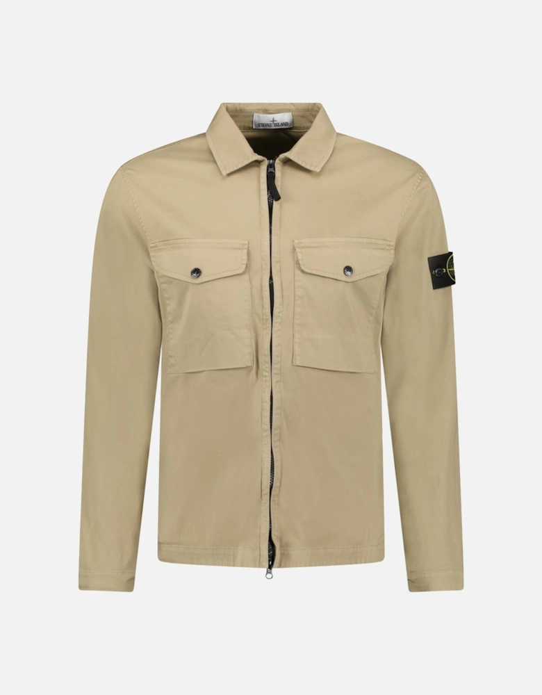 Biscuit Front Pocket Over-Shirt