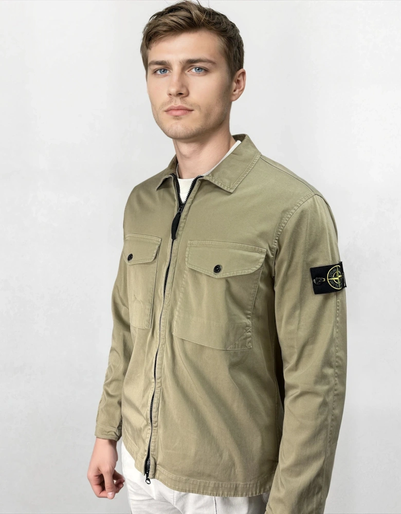 Biscuit Front Pocket Over-Shirt