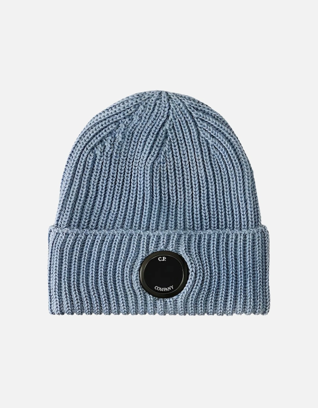 Lens Wool Beanie in Blue, 3 of 2