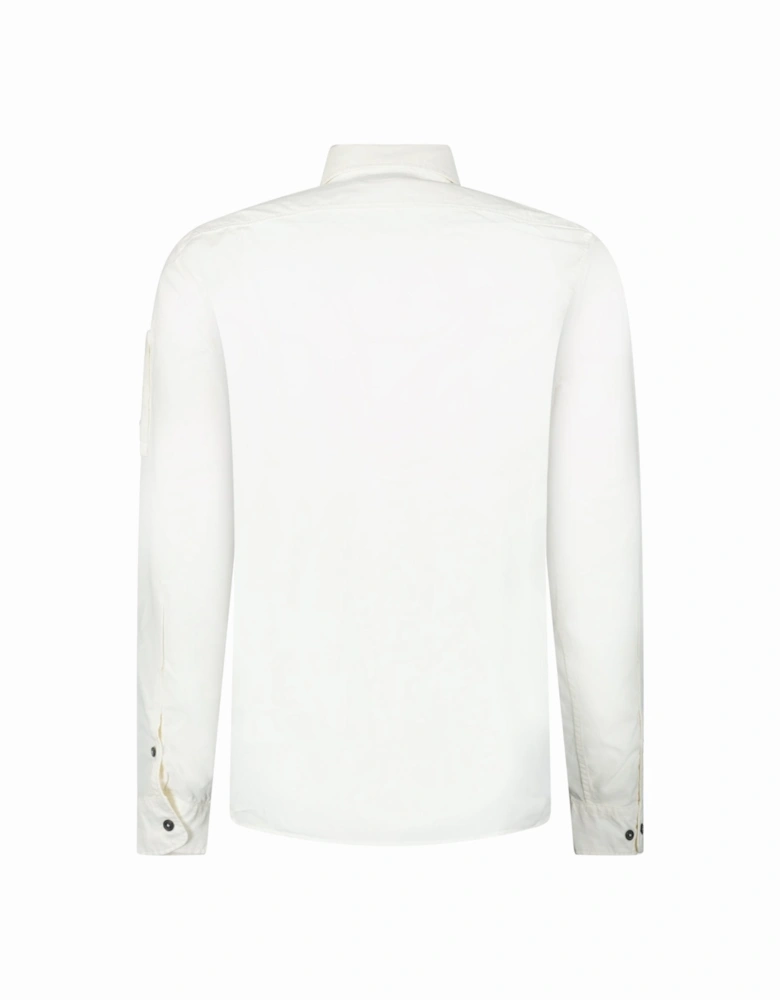 Lens Safari Shirt Gauze White