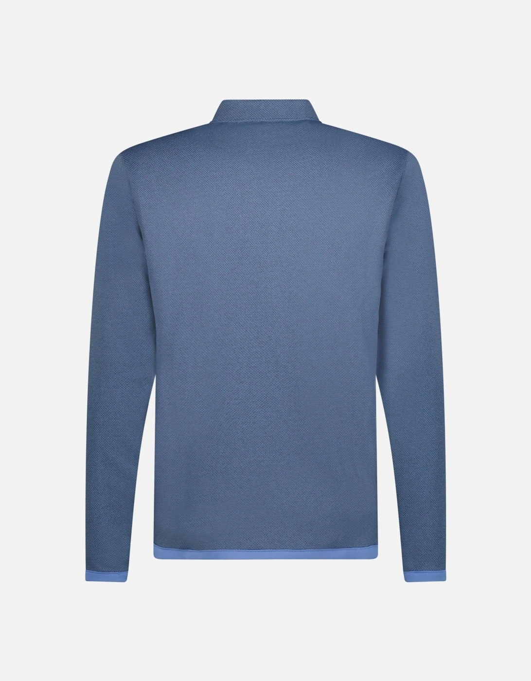 Micro Dot Quarter Zip Sweatshirt Blue