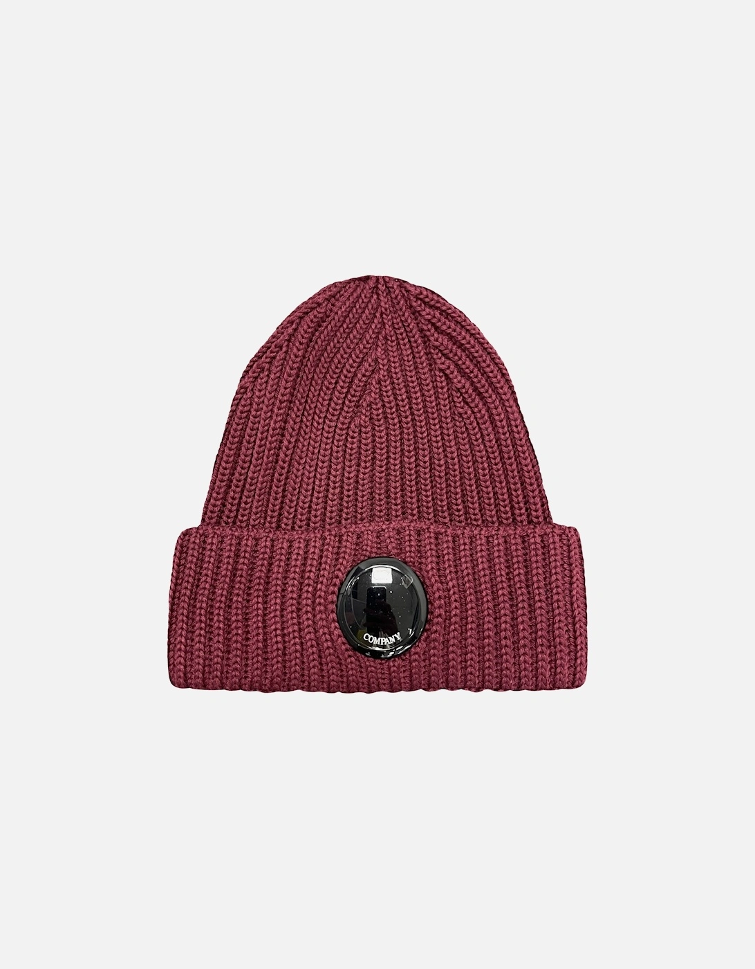 Lens Wool Beanie Maroon, 2 of 1