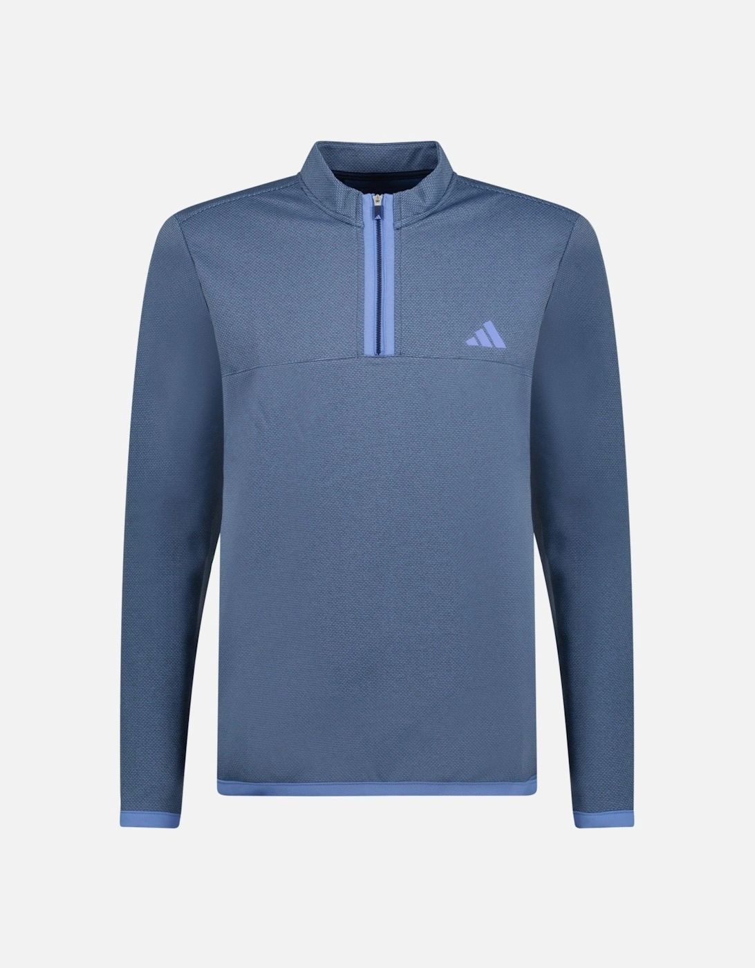 Micro Dot Quarter Zip Sweatshirt Blue, 3 of 2