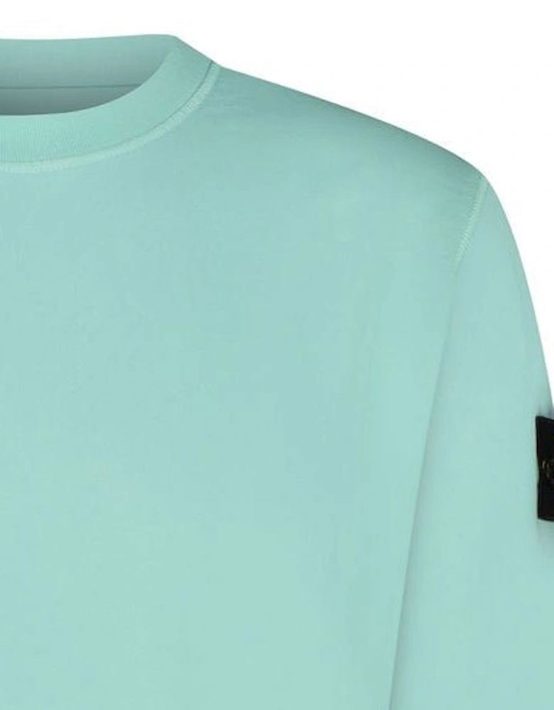 Badge Sweatshirt Aqua