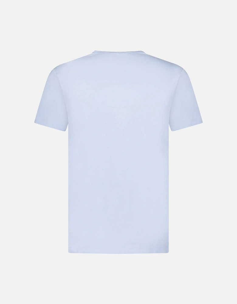 Custom Slim Fit T-Shirt in Light Blue