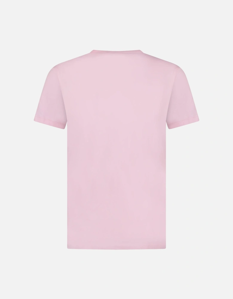 Custom Slim Fit T-Shirt in Light Pink