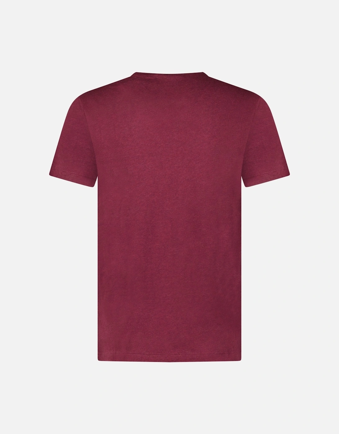 Custom Slim Fit T-Shirt in Burgundy
