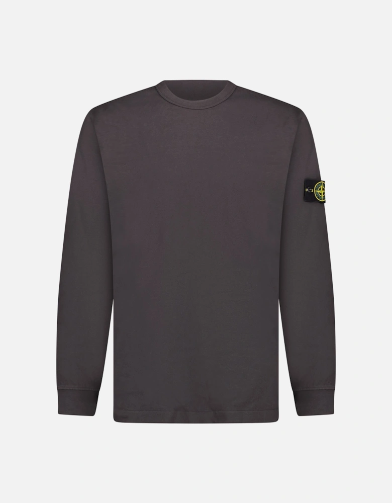 Cotton Sweatshirt Charcoal Black