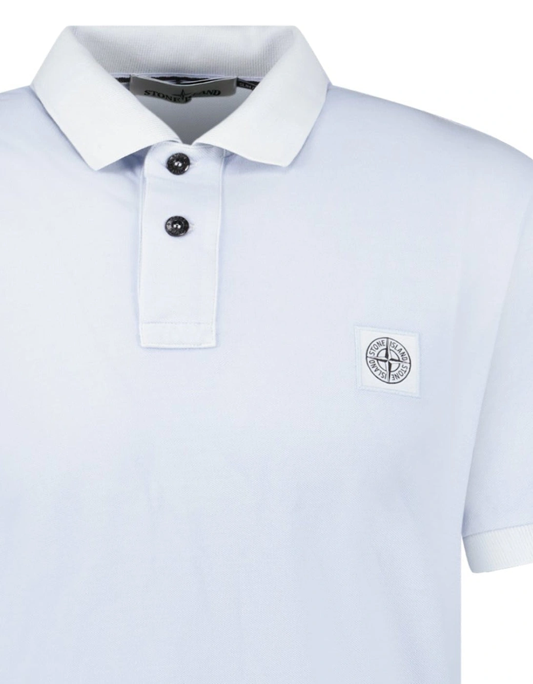 Slim Fit Polo Shirt in Sky Blue