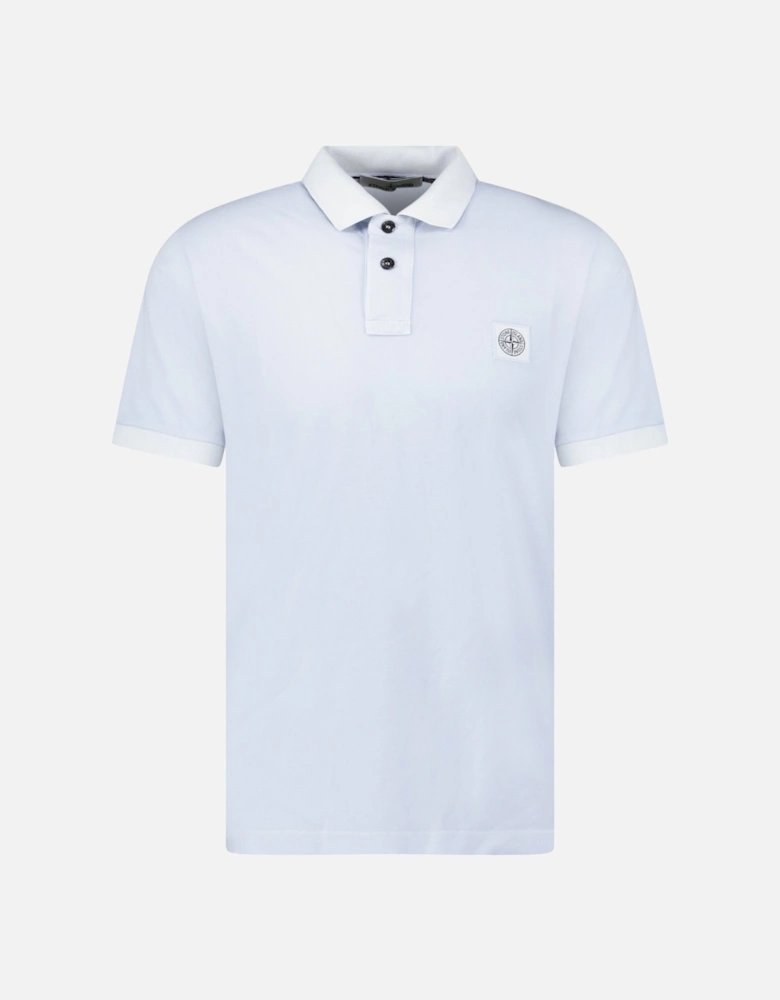 Slim Fit Polo Shirt in Sky Blue