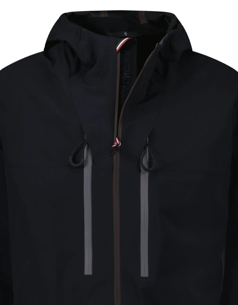 Grenoble Orden Hooded Jacket in Black
