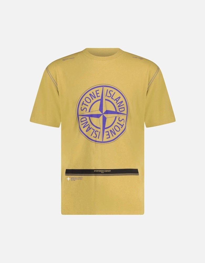 Logo Print T-Shirt Mustard Yellow