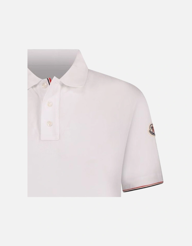 2 Button Polo T-Shirt White