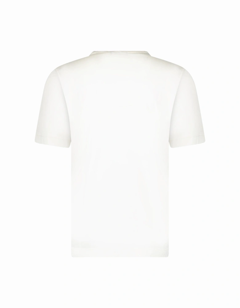 Silk Crewneck T-Shirt in Ivory