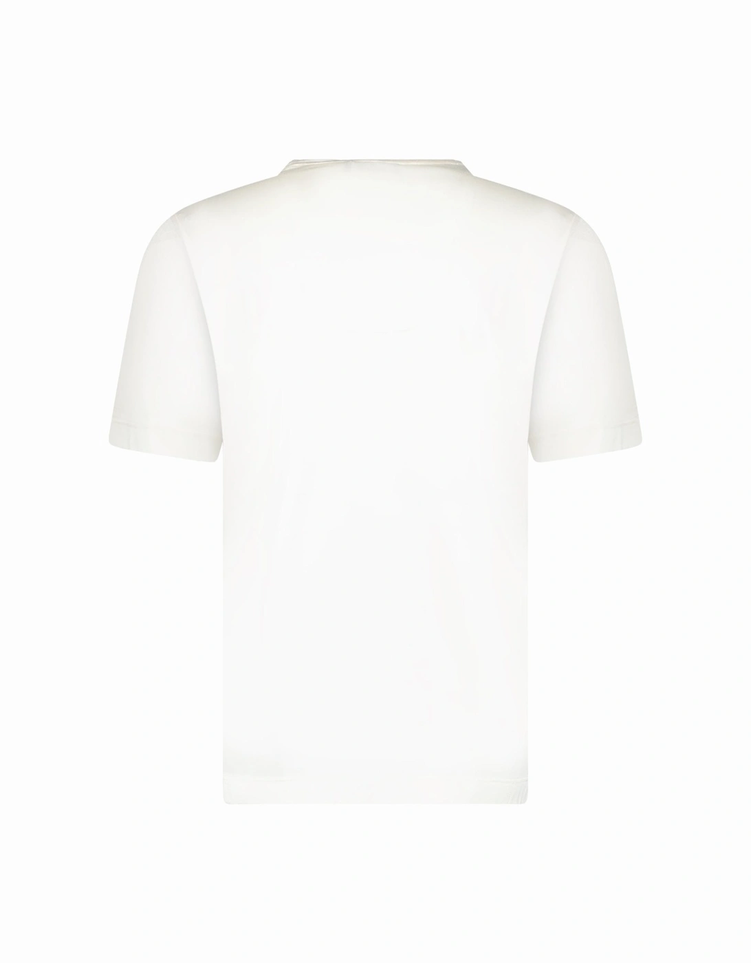 Silk Crewneck T-Shirt in Ivory