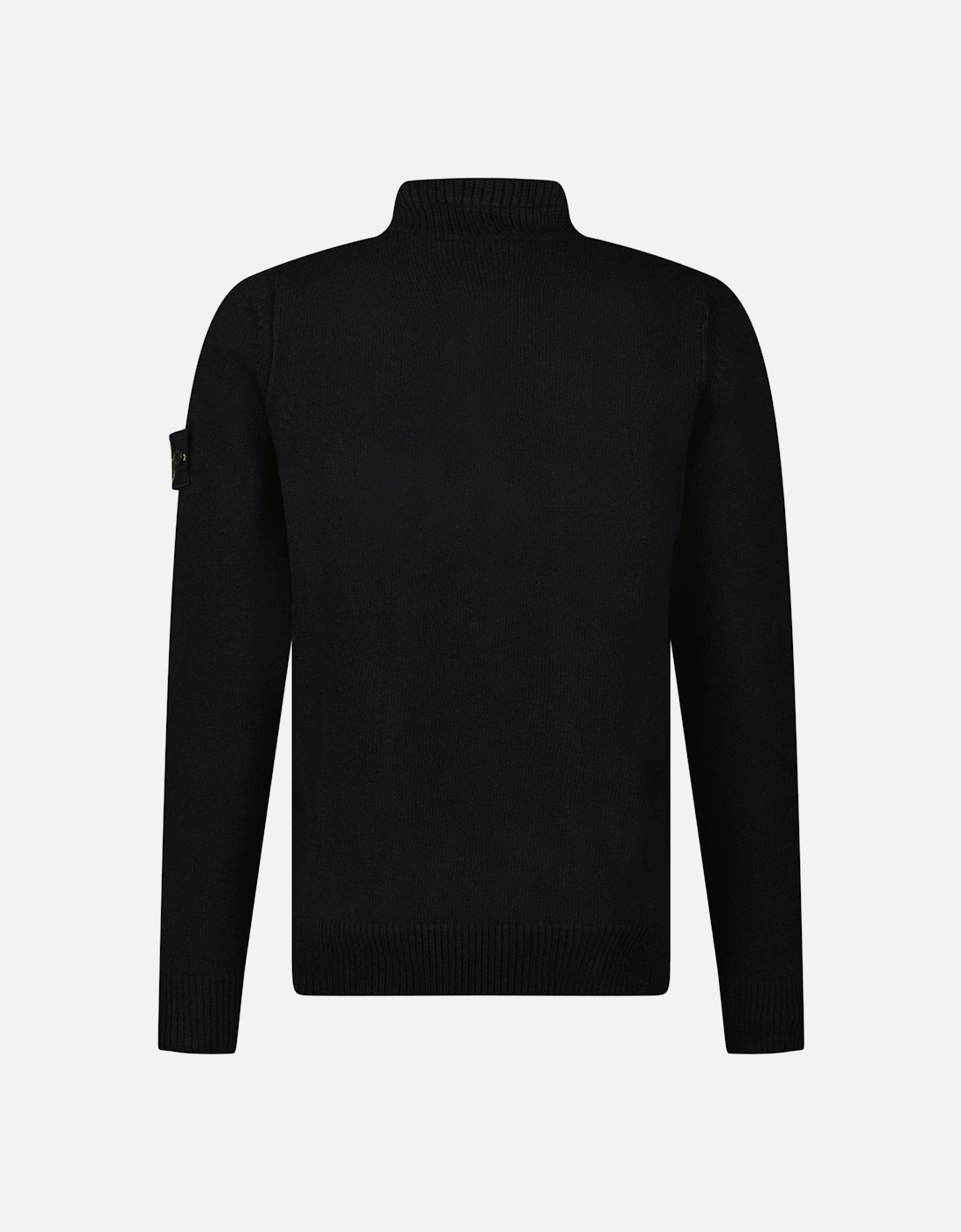 Half-Zip Jumper in Black