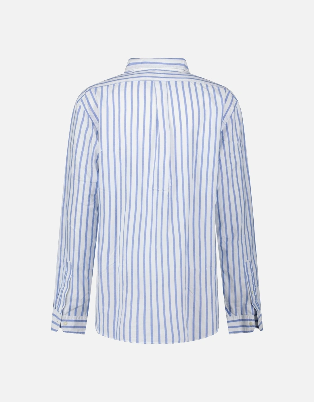 Custom Fit Stripe Oxford Shirt in Blue/White