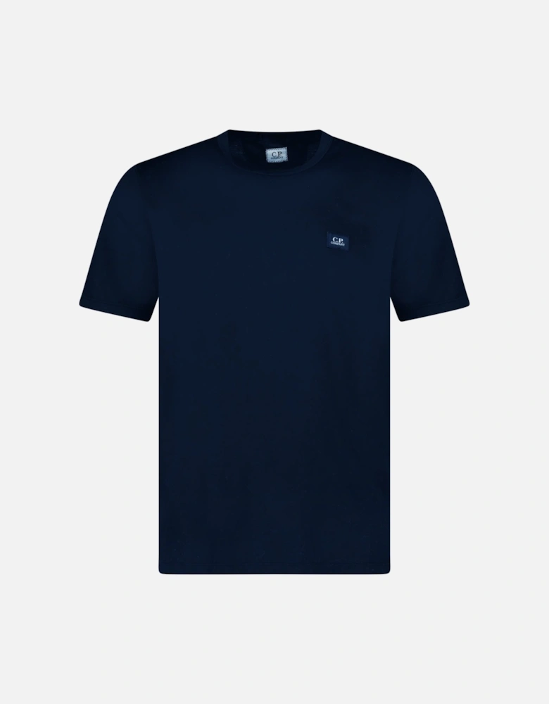 30/1 Jersey Logo Patch Navy T-Shirt