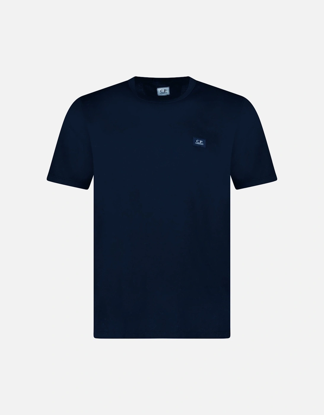 30/1 Jersey Logo Patch Navy T-Shirt, 3 of 2