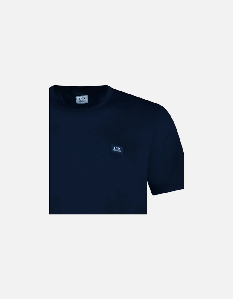 30/1 Jersey Logo Patch Navy T-Shirt