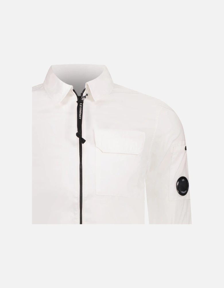 Lens Pocket Overshirt White