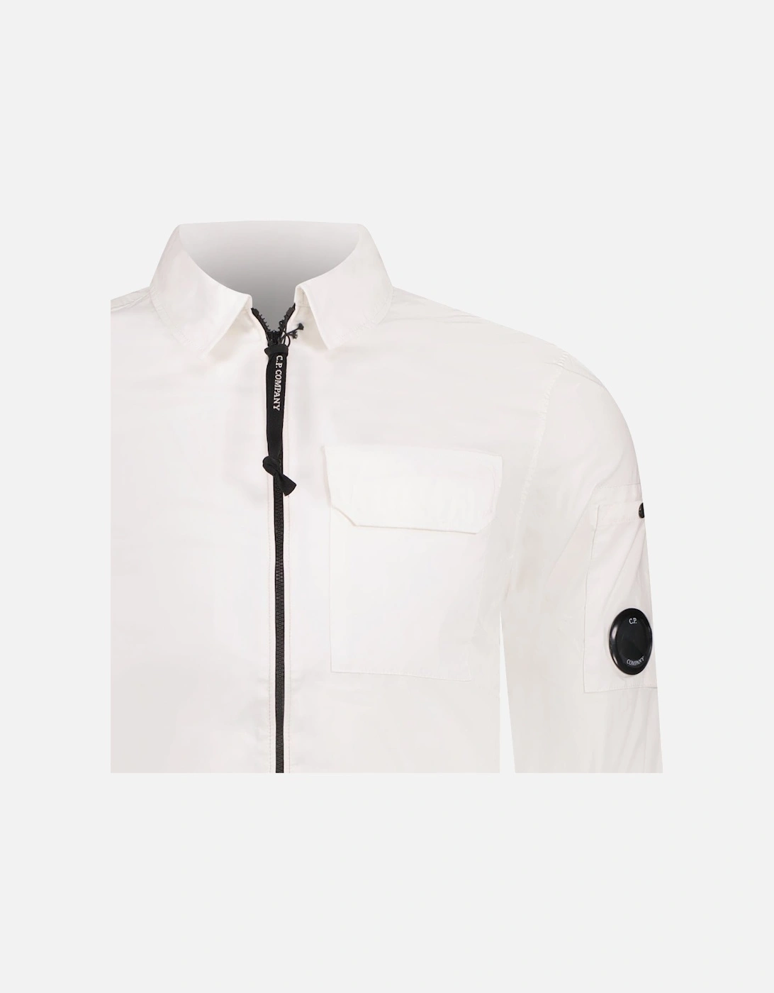 Lens Pocket Overshirt White
