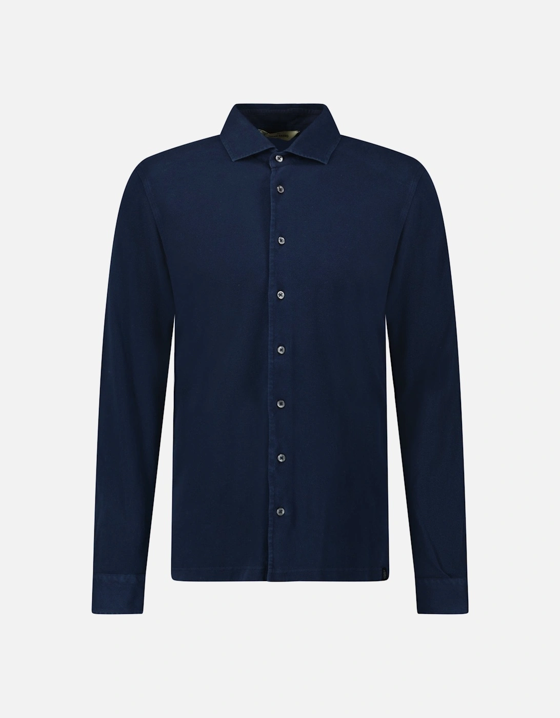 Cotton Shirt in Navy