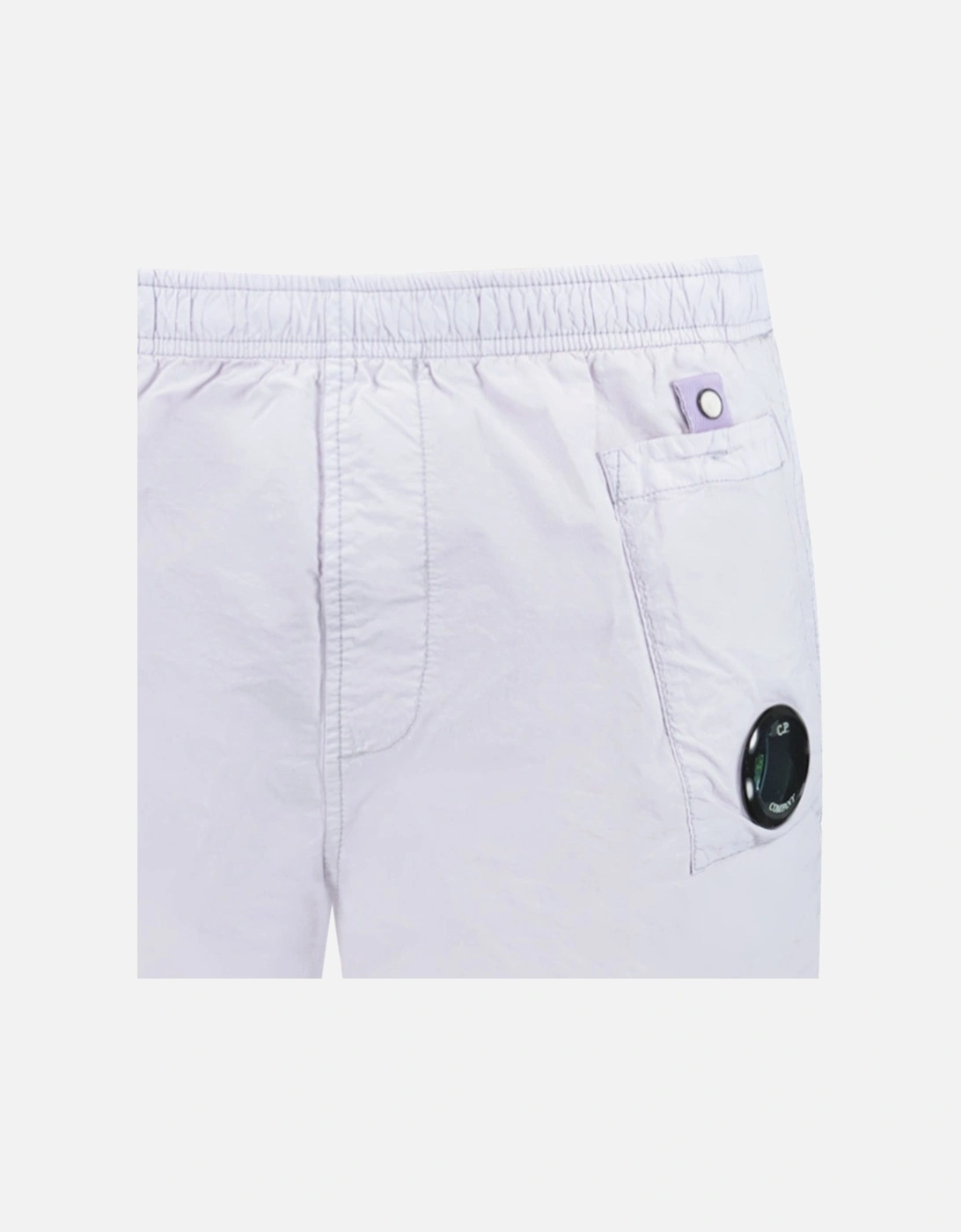 Flatt Nylon Lens-Detail Swim Shorts Lilac