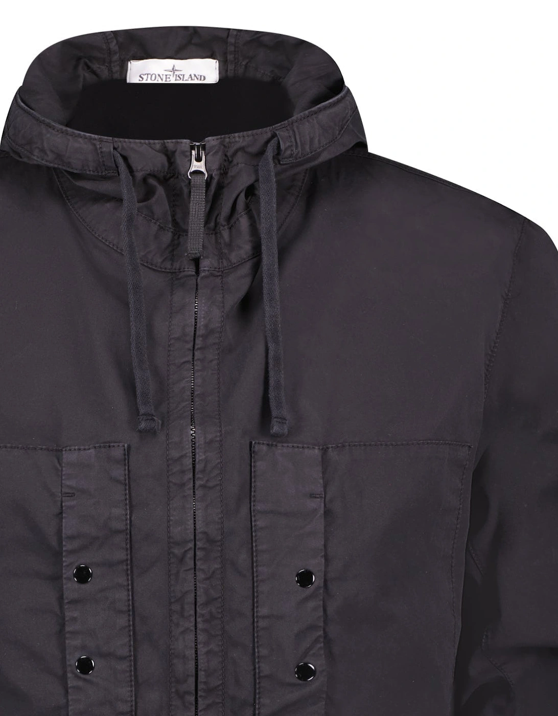 Supima Cotton Twill Stretch Hooded Jacket