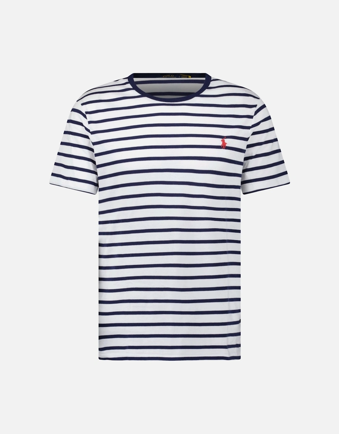 Custom Slim Fit T-Shirt in Navy/White, 4 of 3