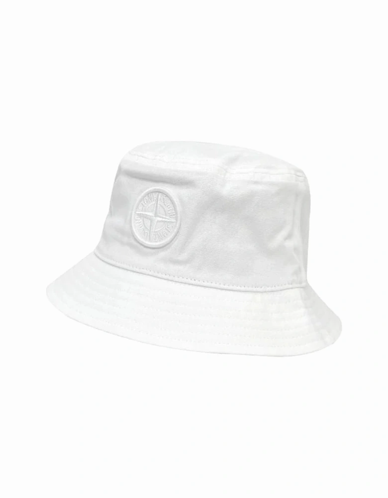 Cotton Bucket Cap White