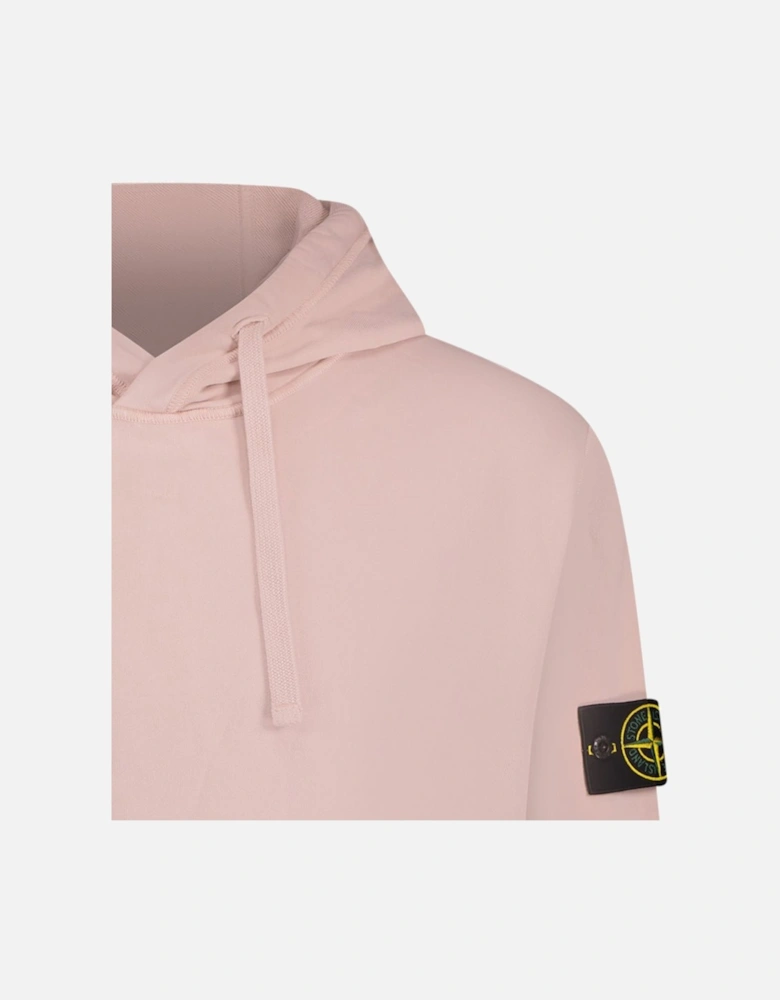 Badge Hooded Sweatshirt Light Pink