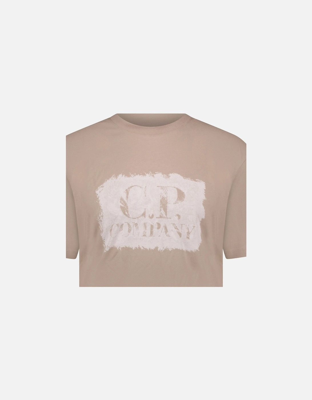 T-Shirt Front Logo Beige