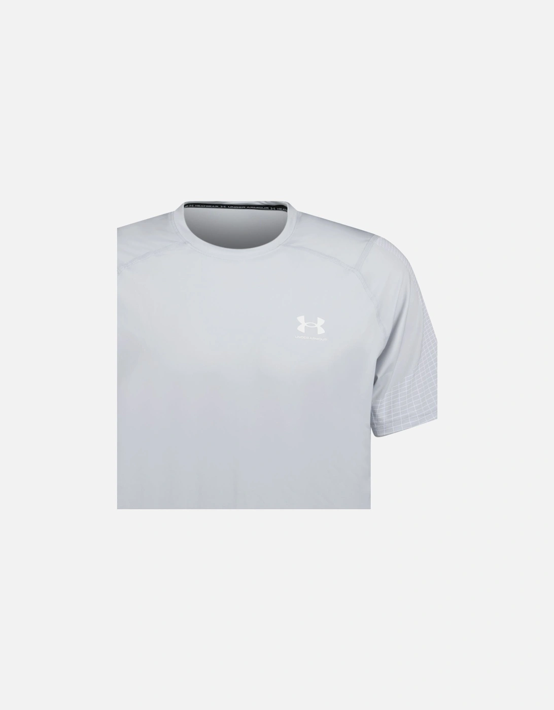 HG Armour Fitted NVLTY Short Sleeve T-Shirt Grey